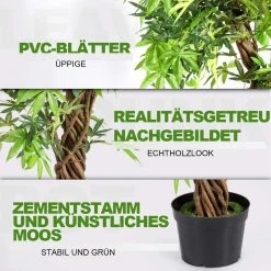 Costway Zimmerpflanze Deko Kunstpflanze -Günstiges Deko Geschäft d2ef183679714ab88335ed534c32e629