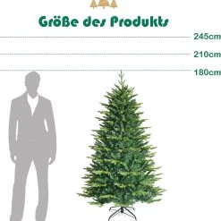 Costway 180cm LED Künstlicher Weihnachtsbaum 13 Costway 180cm LED Künstlicher Weihnachtsbaum -Günstiges Deko Geschäft d300eafa732f41159a0787bd0025d52b