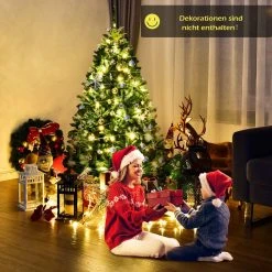 Costway 180cm Künstlicher Weihnachtsbaum -Günstiges Deko Geschäft d3569661de514b80b50ad80aaf481d1f