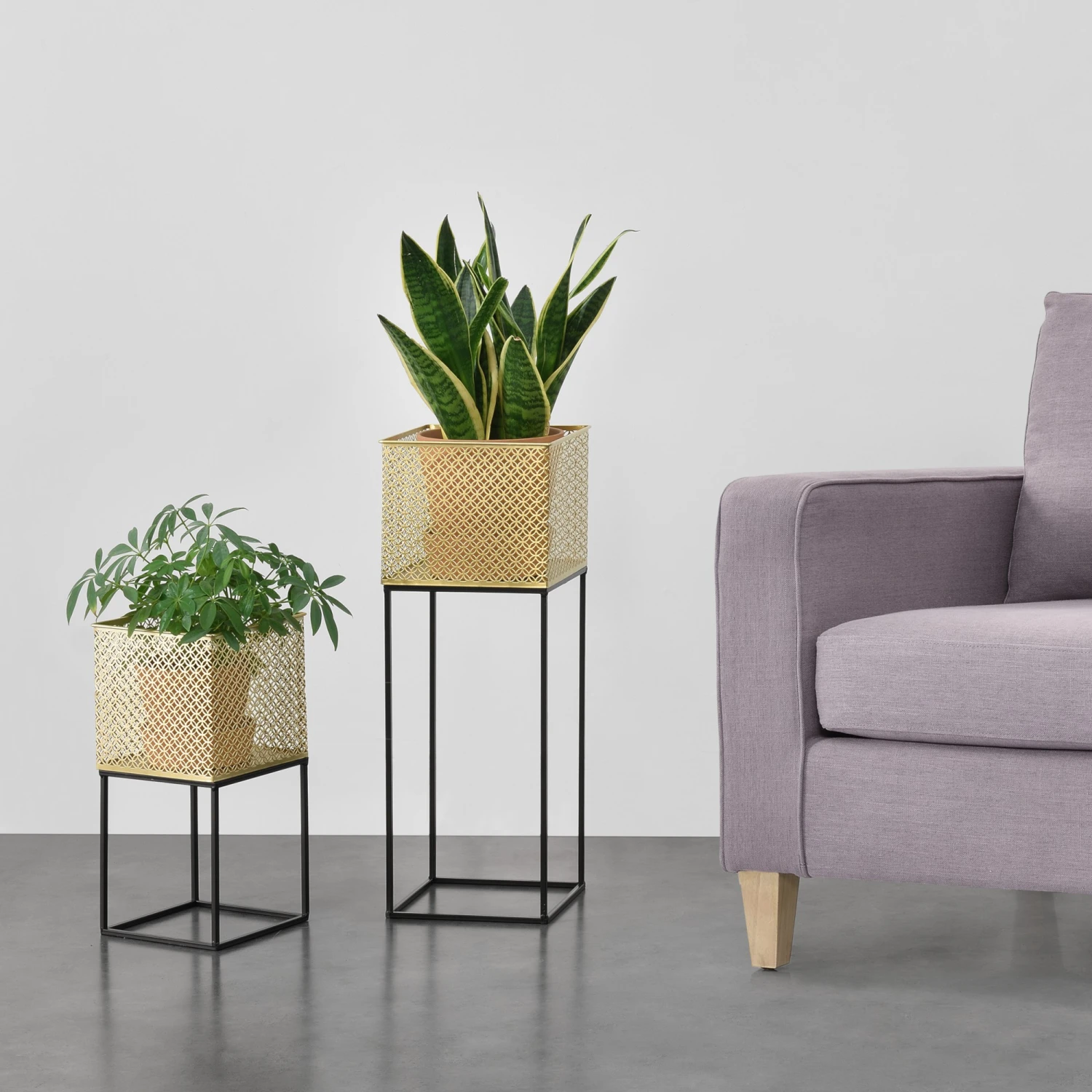 En.casa Pflanzständer Juprelle 2er Set 4 En.casa Pflanzständer Juprelle 2er Set – Bild 2