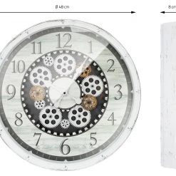 ECD Germany Große Wanduhr mit Ziffern Ø48cm -Günstiges Deko Geschäft d4ba301ca5f24ab4b8d2eccf9c023fff.cropped 15 153 1971 1634.processed