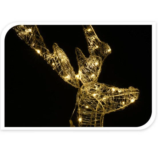 Home&Styling Collection Weihnachtsrentier, 100 LED 4 Home&Styling Collection Weihnachtsrentier, 100 LED – Bild 2