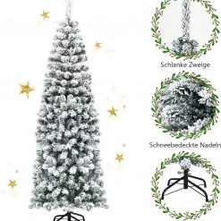 Costway 180cm Künstlicher Weihnachtsbaum -Günstiges Deko Geschäft d4e66a672f114686be8457614c8490ad