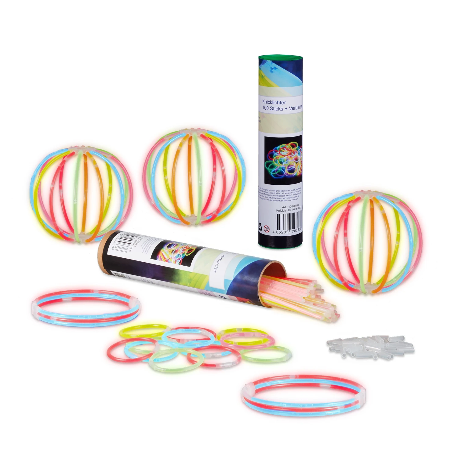 Relaxdays 200 x Knicklichter mit Verbindern 6 Relaxdays 200 x Knicklichter mit Verbindern – Bild 4