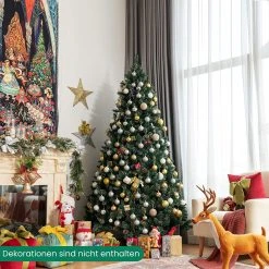 Costway 150cm künstlicher Weihnachtsbaum -Günstiges Deko Geschäft d687f4210b5c4645b0157338baefb8c8