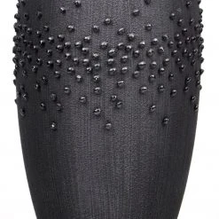 7ART Handbemalte Glasvase - Tischvase aus Glas 30 cm