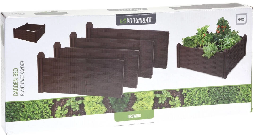 Progarden Gartenzaun aus Kunststoff, 4 Stück 5 Progarden Gartenzaun aus Kunststoff, 4 Stück – Bild 3