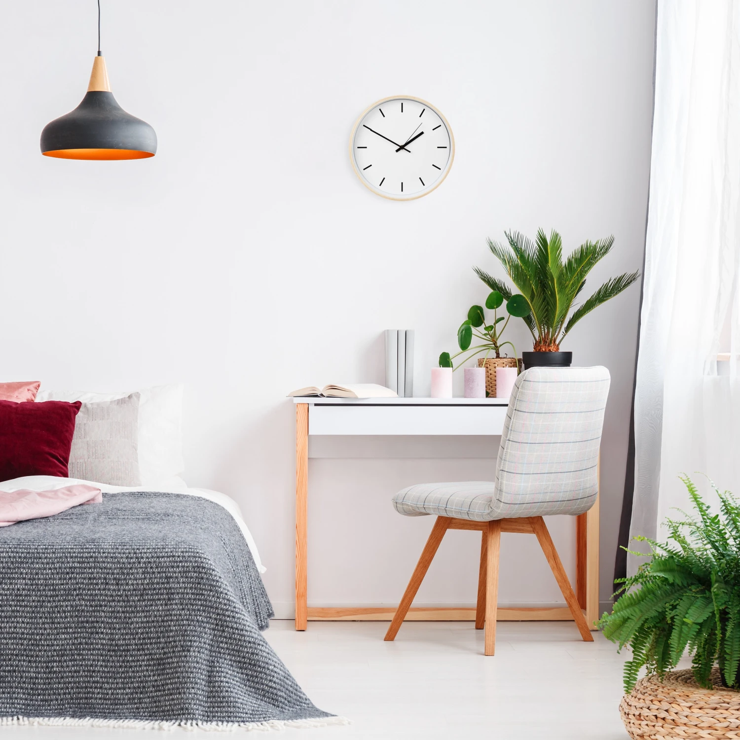 Relaxdays Wanduhr ohne Tickgeräusche 4 Relaxdays Wanduhr ohne Tickgeräusche – Bild 2