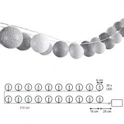 Vicco Lichterkette „Cotton Balls“ Grau 15 Vicco Lichterkette „Cotton Balls“ Grau -Günstiges Deko Geschäft d7e5c01ec3ae4f0eb74b1cc130ee2871