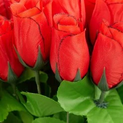 Relaxdays 288 x Kunstrosen rot -Günstiges Deko Geschäft d84a05771bdf4381b6656c7ae63f7779