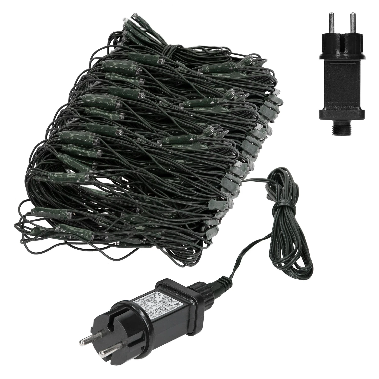 ECD Germany LED Lichtervorhang 1x2m Warmweiß 160 LED - 20 x 55 x 29 cm 3 ECD Germany LED Lichtervorhang 1x2m Warmweiß 160 LED - 20 x 55 x 29 cm