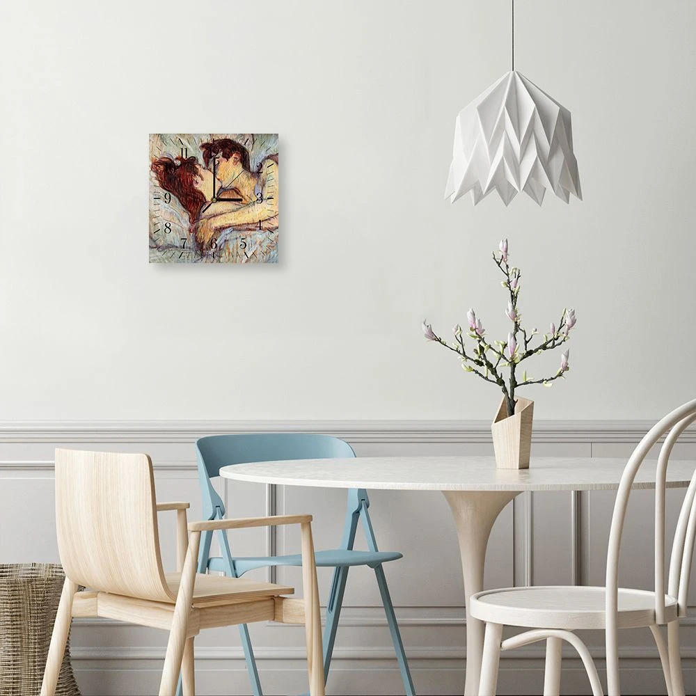 LegendArte Wanduhr - Im Bett (Der Kuss) 4 LegendArte Wanduhr - Im Bett (Der Kuss) – Bild 2