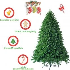 Costway 225cm Künstlicher Weihnachtsbaum -Günstiges Deko Geschäft da47879d77754ec6adfece211f4e21ec