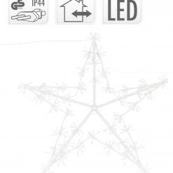 Home&Styling Collection Weihnachtsbeleuchtung in Form von Stern - 15 x 10 x 44 cm - Metall -Günstiges Deko Geschäft daf019638b6346caa8a501486927563a.cropped 0 24 1763 1958.processed