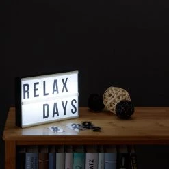 Relaxdays 2 x Light Box -Günstiges Deko Geschäft daf104184d5948db8ab49b84b2fd45b3