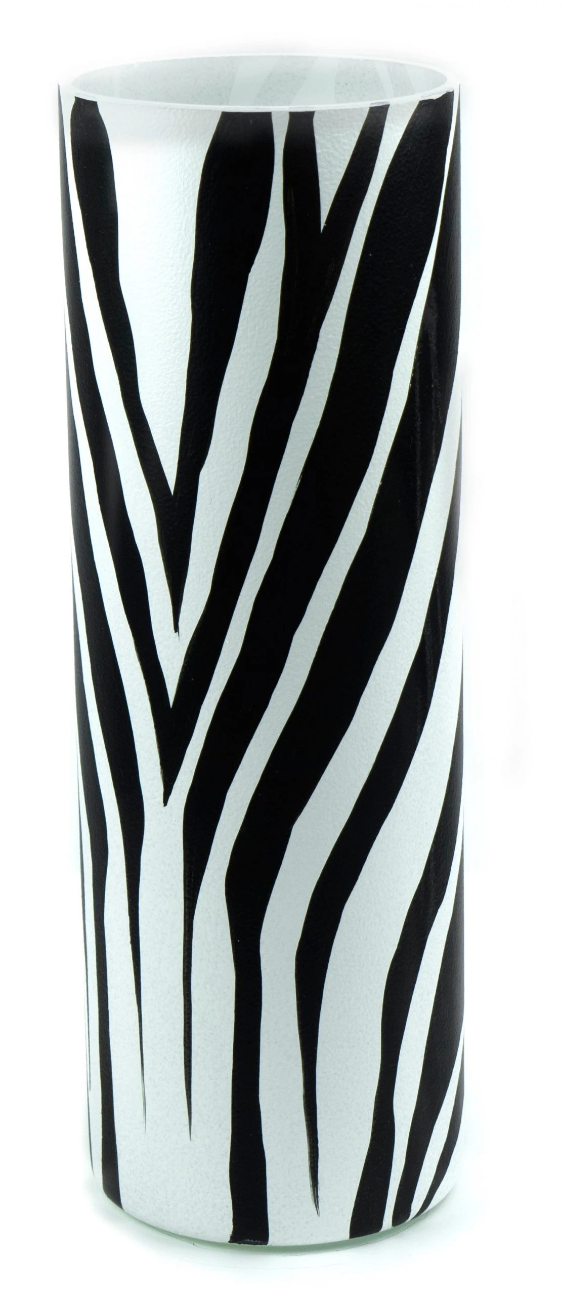 7ART Handbemalte Glasvase - Tischvase aus Glas 30 cm 3 7ART Handbemalte Glasvase - Tischvase aus Glas 30 cm