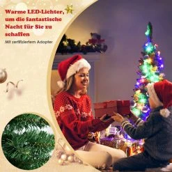 Costway 135cm LED Künstlicher Weihnachtsbaum 10 Costway 135cm LED Künstlicher Weihnachtsbaum -Günstiges Deko Geschäft dc7ae4dce0ff4069a9739fd4e6d25585