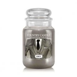 Country Candle Large Jar Grey