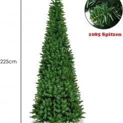 Costway 225cm LED Künstlicher Weihnachtsbaum 13 Costway 225cm LED Künstlicher Weihnachtsbaum -Günstiges Deko Geschäft dc886336121e4142aeb51425045052d1
