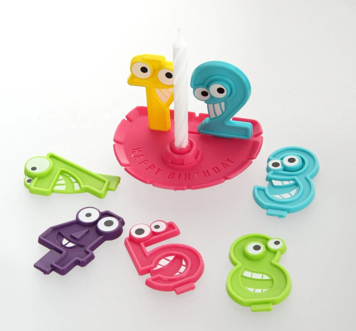 Fackelmann Zahlenkerzen Halter 20er Set 5 Fackelmann Zahlenkerzen Halter 20er Set – Bild 3