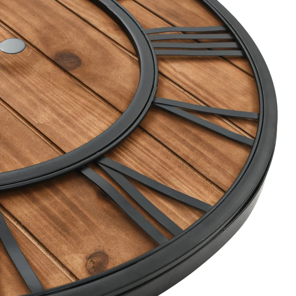 VidaXL Wanduhr Vintage Holz und Metall - vidaXL Wanduhr Vintage mit Quarzwerk Holz und Metall 60 cm XXL 7 VidaXL Wanduhr Vintage Holz und Metall - vidaXL Wanduhr Vintage mit Quarzwerk Holz und Metall 60 cm XXL – Bild 5