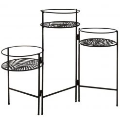 Atmosphera Créateur d'intérieur Blumenbeet Metall stehend LEAF