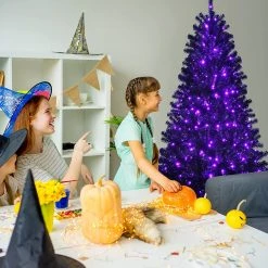 Costway 180cm LED Künstlicher Weihnachtsbaum -Günstiges Deko Geschäft de5236b941234f3ebcd79f85d0489534