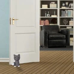 Relaxdays 1 x Stoff Türstopper Fuchs grau -Günstiges Deko Geschäft de547b39df4e48c385b811fa49756ac4