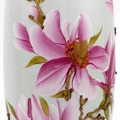 7ART Handbemalte Glasvase - Tischvase aus Glas 30 cm