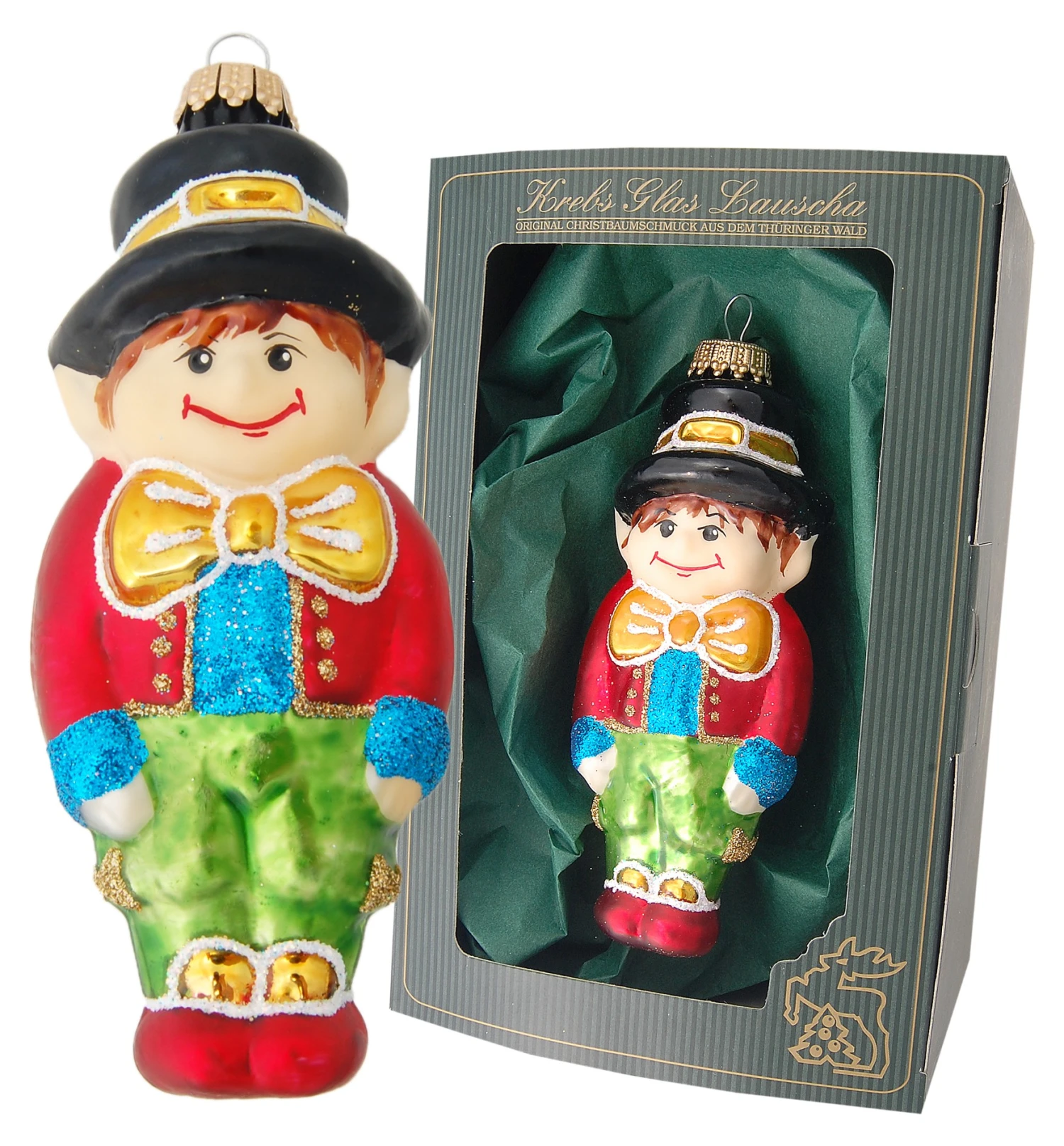 Krebs Glas Lauscha 13cm Junger Mann aus Alice im Wunderland 3 Krebs Glas Lauscha 13cm Junger Mann aus Alice im Wunderland