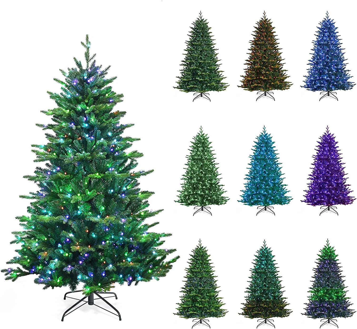 Costway 180cm LED Künstlicher Weihnachtsbaum 3 Costway 180cm LED Künstlicher Weihnachtsbaum