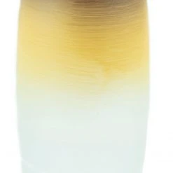 7ART Handbemalte Glasvase - Tischvase aus Glas 30 cm