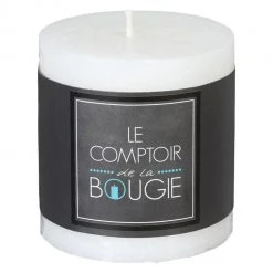 Atmosphera Créateur d'intérieur Kerze in weiß, 6,7x7 cm, Atmosphera