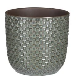 Mica Decorations Blumentopf Daan - 19 x 18 x 19 cm - Durchmesser: 19 cm