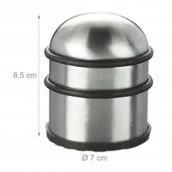 Relaxdays 4 x Türstopper Edelstahl silber -Günstiges Deko Geschäft e3f42eb897fd4b159fad10d9eb580846