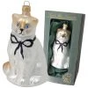 Krebs Glas Lauscha Katze weiß mit Schleife 13cm aus Glas -Günstiges Deko Geschäft e519290ec1e94860b2f8ba345f685ab2.cropped 81 33 2073 2156.processed