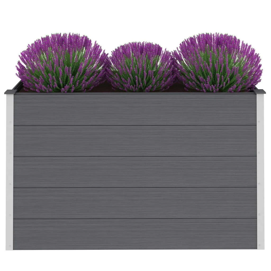 VidaXL Garten-Hochbeet WPC - vidaXL Garten-Hochbeet WPC 150 x 50 x 91 cm Grau 4 VidaXL Garten-Hochbeet WPC - vidaXL Garten-Hochbeet WPC 150 x 50 x 91 cm Grau – Bild 2