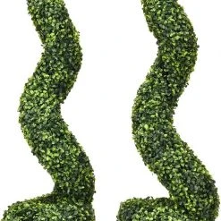 Costway 2er Set künstlicher Buchsbaum 120cm