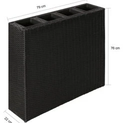 VidaXL Hochbeet - vidaXL Garten-Hochbeet mit 4 Töpfen Poly Rattan Schwarz 13 VidaXL Hochbeet - vidaXL Garten-Hochbeet mit 4 Töpfen Poly Rattan Schwarz -Günstiges Deko Geschäft e8882d63955a425aa6e148cce8f1b8ad.cropped 113 25 892 985.processed