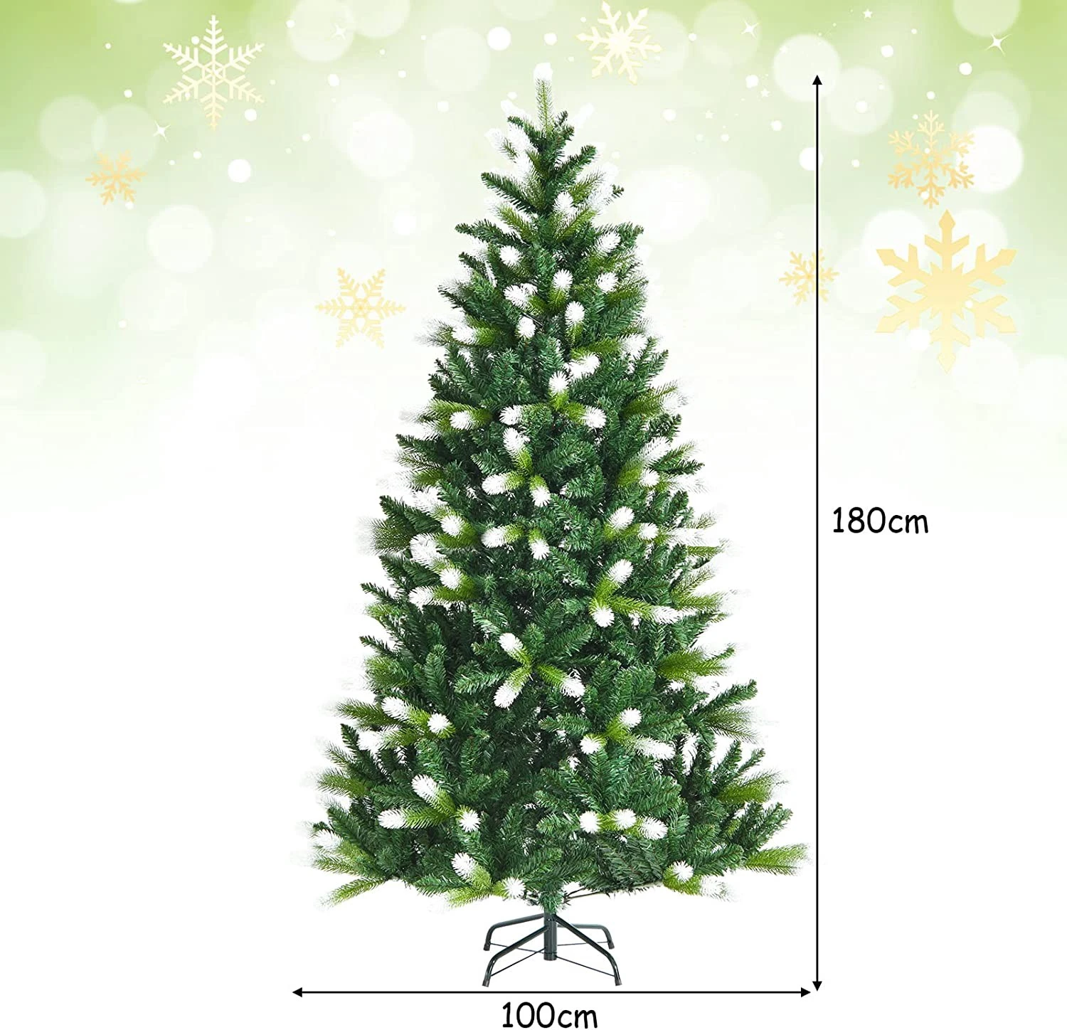 Costway 180cm Künstlicher Weihnachtsbaum 8 Costway 180cm Künstlicher Weihnachtsbaum – Bild 6