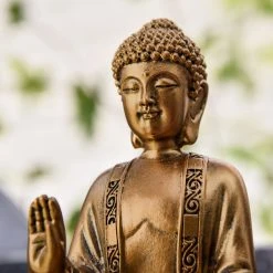 Zen'Arôme Statue Bodhi Gold -Günstiges Deko Geschäft e97eb4e9812e41ff822011a6a767ce01