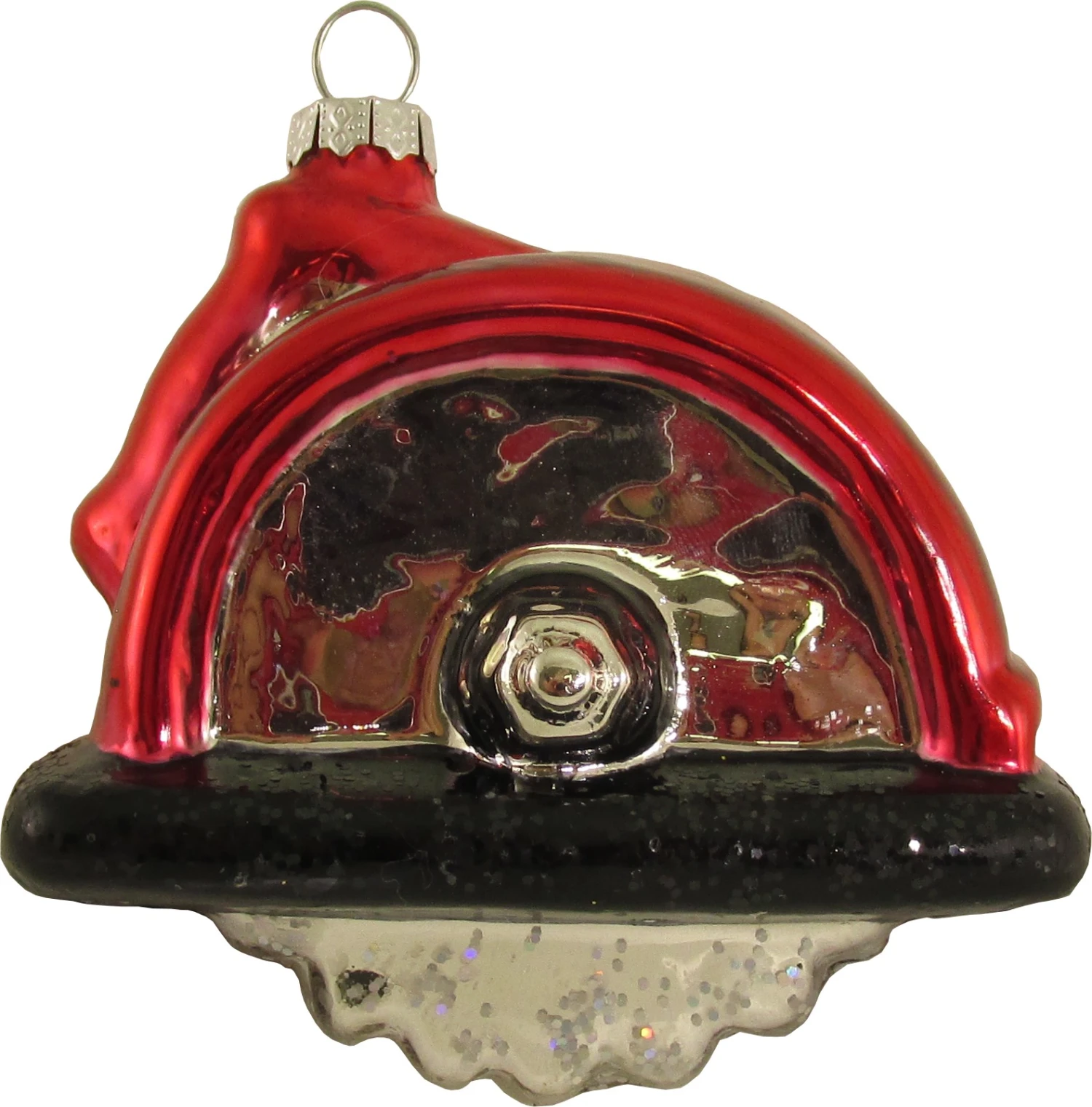 Krebs Glas Lauscha Kreissäge 9cm aus Glas und handekoriert 3 Krebs Glas Lauscha Kreissäge 9cm aus Glas und handekoriert