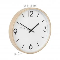 Relaxdays Wanduhr ohne Ticken -Günstiges Deko Geschäft ebddfd91c6d24fe6b4046d58342380c1