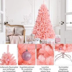 Costway 180cm LED Künstlicher Weihnachtsbaum -Günstiges Deko Geschäft ec8afea75c6543be838c1ee27e6fd601