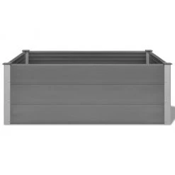 VidaXL Garten-Hochbeet WPC - vidaXL Garten-Hochbeet WPC 150 x 100 x 54 cm Grau -Günstiges Deko Geschäft eca58acb96024e75b71100d29f078f77