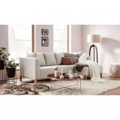 Twentyfour Blumenständer Andijk (2-teilig) - Stahl / Eisen - Schwarz -Günstiges Deko Geschäft ecksofa eloise webstoff ottomane davorstehend rechts kaschmir 4765888