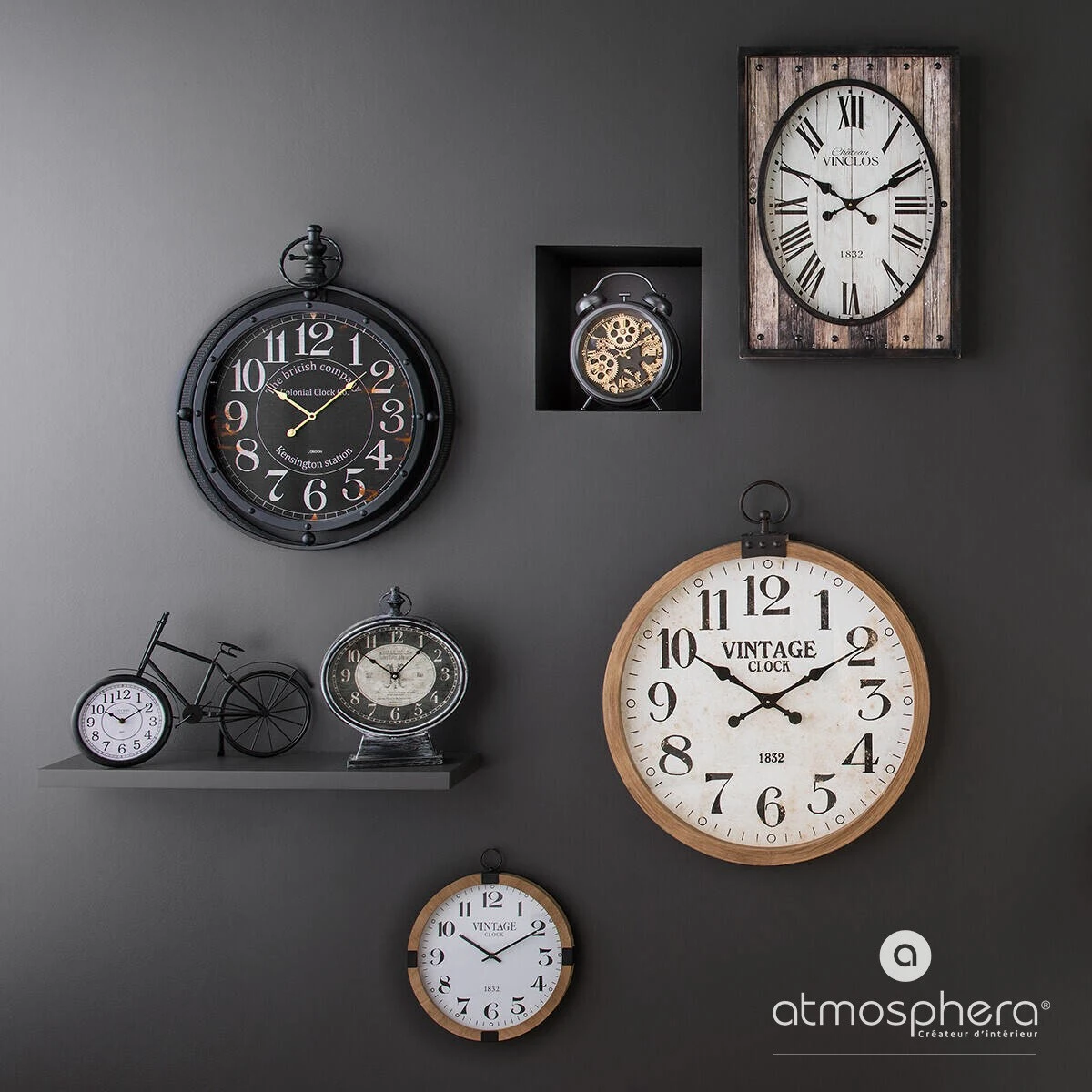Atmosphera Créateur d'intérieur Standuhr aus Metall 4 Atmosphera Créateur d'intérieur Standuhr aus Metall – Bild 2