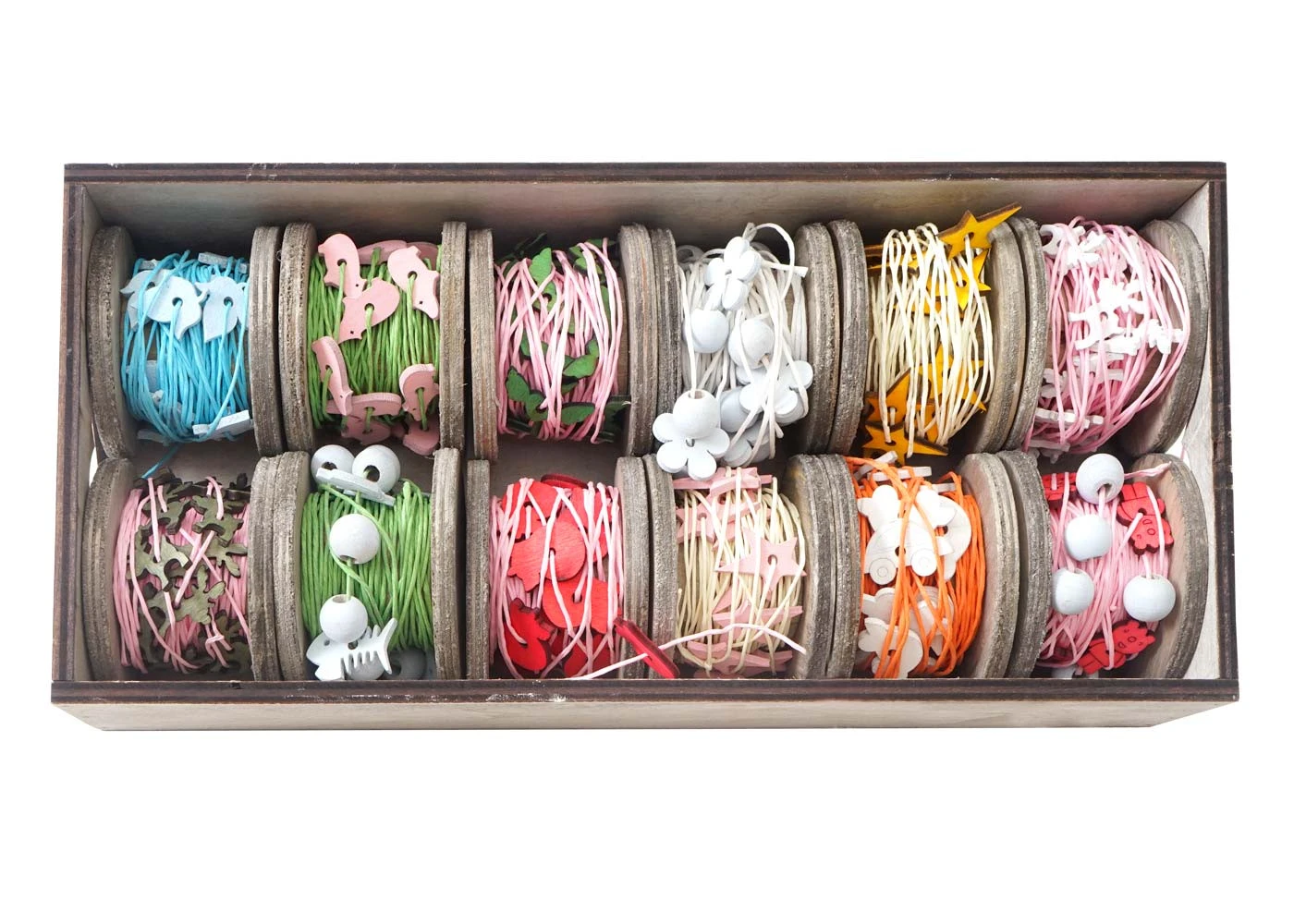 HWC Deko-Box Schnur 12 Rollen - Standard 4 HWC Deko-Box Schnur 12 Rollen - Standard – Bild 2