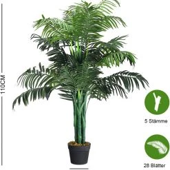 Costway Zimmerpalme Palme Kunstpflanze 13 Costway Zimmerpalme Palme Kunstpflanze -Günstiges Deko Geschäft f04fc9e91b38423498bf51c0dd32ed02