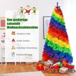Costway 210cm Künstlicher Weihnachtsbaum -Günstiges Deko Geschäft f057d2a97e6f4b8aab1988d4debf30bb